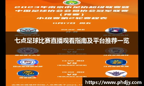 七点足球比赛直播观看指南及平台推荐一览